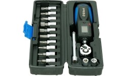 1/4" Dr. Pre-set digital torque wrench 6-30Nm with bit sets