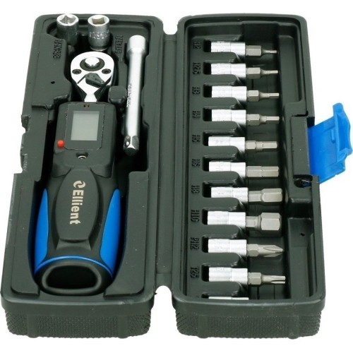 1/4" Dr. Pre-set digital torque wrench 6-30Nm with bit sets