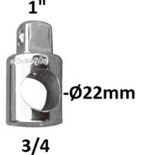 3-way adapter 3/4" - 1"