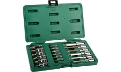 1/4" + 1/2" Dr. Bit socket set (TORX) 18pcs.