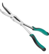 Long 45° bent nose pliers 340mm