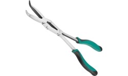 Long 45° bent nose pliers 340mm