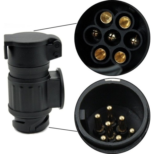 Adapteris priekabai 13-7POL, plast., prailgintas