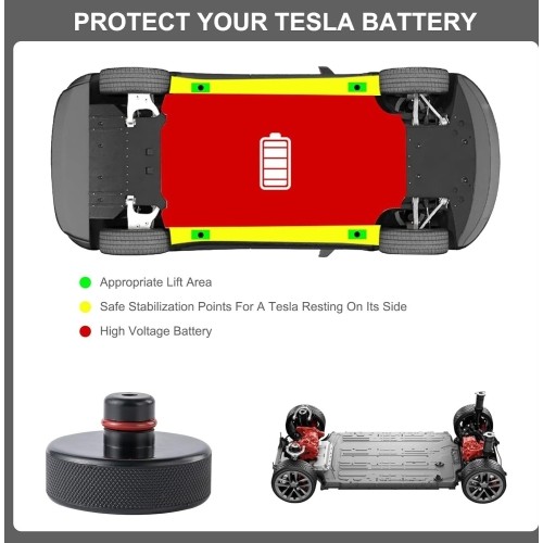 Jacking pad set 4pcs for Tesla