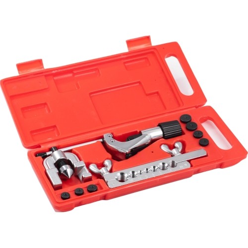 Brake pipe flaring tool kit for 5 - 16mm