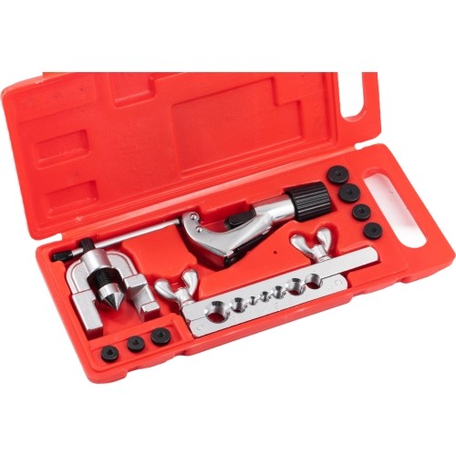 Brake pipe flaring tool kit for 5 - 16mm