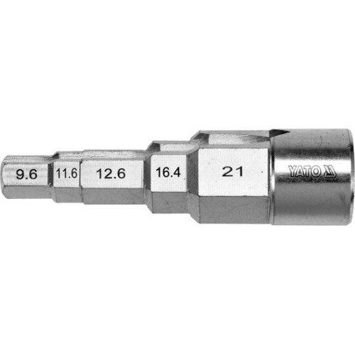 Step key for 1/2"  (3/8", 29/68", 1/2", 21/32", 27/32")