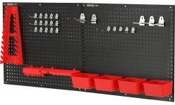 Metal tool board with containers and handles set 34pcs