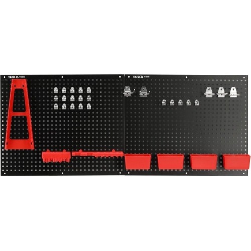 Metal tool board with containers and handles set 34pcs