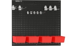 Metal tool board with containers and handles set 34pcs