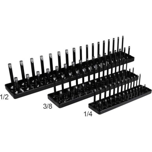 Tray set (6pcs) for sockets SAE and Metric