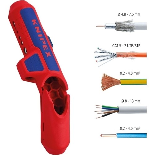 Universal stripping tool KNIPEX ErgoStrip