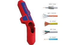 Universal stripping tool KNIPEX ErgoStrip