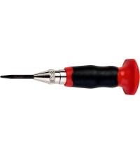 Adjustable center punch 4x125mm with plastic handle 130N RENNSTEIG