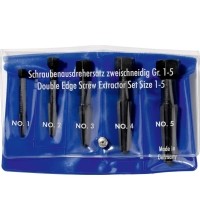 Užlūžusių varžtų išsukėjas 5vnt. RENNSTEIG