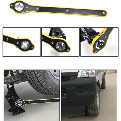 Scissors jack 1.5t with quick handle