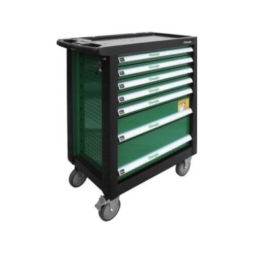 Roller cabinet 7 drawers, CL713017 with tool set trays (330pcs), 5 sets