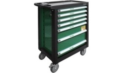 Roller cabinet 7 drawers, CL713017 with tool set trays (330pcs), 5 sets