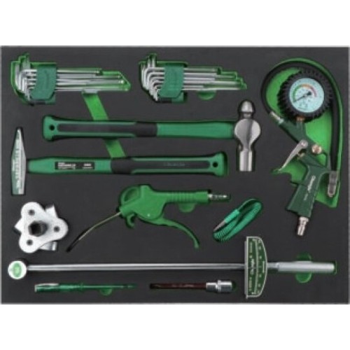 Įrankių spintelė 7-ių stalčių su įrankiais 5 komp. 330vnt