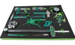 Roller cabinet 7 drawers, CL713017 with tool set trays (330pcs), 5 sets