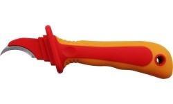 Kabelio nužievinimo peilis VDE (lenkta geležtė)