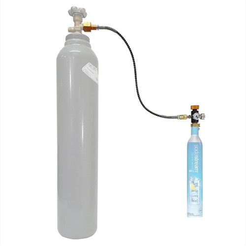 „Sodastream Blue“ talpos užpildymo mechanizmas