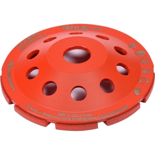 Deimantinis šlifavimo diskas 125x22.2mm M14