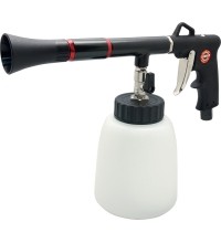Pneumatinis. plovimo/džiovinimo pistoletas su plastikiniu bakeliu