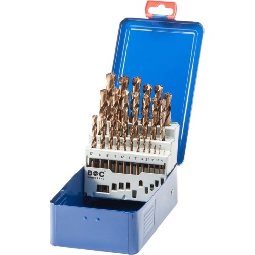 Grąžtų metalui rinkinys DIN338 25vnt. (1-13mm) (cobalt)
