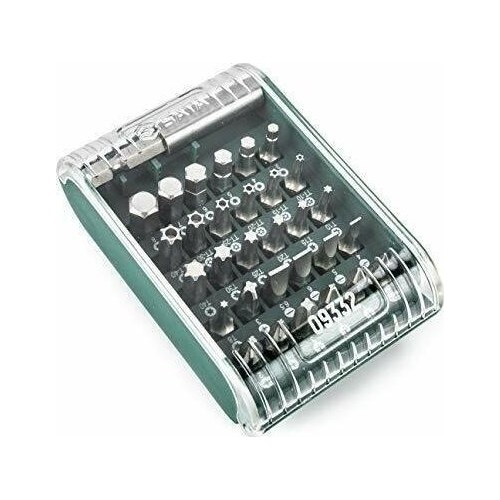 Keičiamų antgalių rinkinys su laikikliu (31vnt)