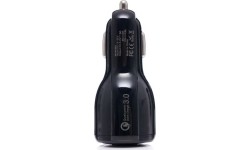 USB Įkroviklis automobiliui su greitu įkrovimu 12V/24V, 2x3.1A QC3.0
