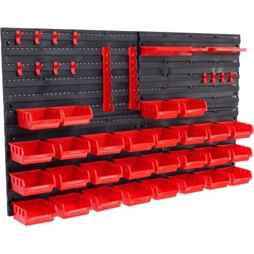 PVC tool board with containers and handles set 46pcs