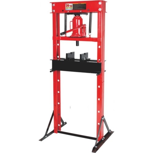 Shop press with hydraulic bottle jack 20t