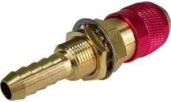 R21 panel water fi8 red quick connector socket