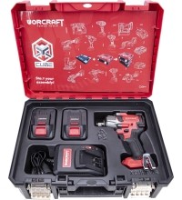 Akumuliatorinis smūginis suktuvas 1/2'' 850nm 20V LI-ION (XCUBE dėžė)