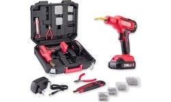 Akumuliatorinis plastiko suvirinimo aparatas plastikinėje dėžėje 20V LI-ION