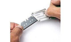 Trapecinis peilis sulankstomas su keičiama geležte 19mm