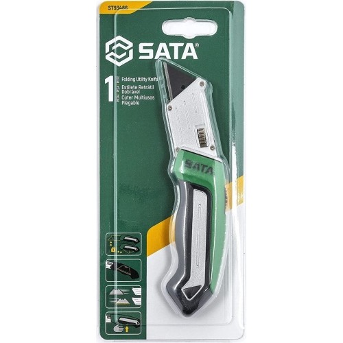 Trapecinis peilis sulankstomas su keičiama geležte 19mm