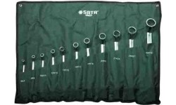 Deep ofset double box end wrench set 11pcs. (6-32)