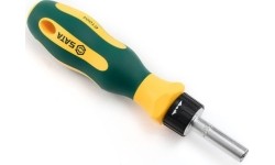 Screwdriver with magnet for 1/4" Dr. Bits