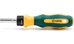 Screwdriver with magnet for 1/4" Dr. Bits