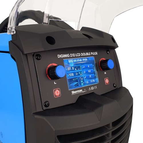 DIGIMIG 210 LCD DOUBLE PULSE synchronous inverter welder