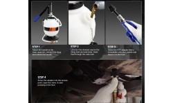 Manual extract & discharge transmission oil pump 7l with ATF filler system