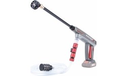 Akumuliatorinis aukšto slėgio plovimo pistoletas su plastikine dėže 20V LI-ION 2.0Ah