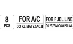 Kuro/AC žarnelių atjungimo rinkinys (8vnt)