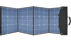 Foldable solar panel 200W with XT60 4in1 port cable