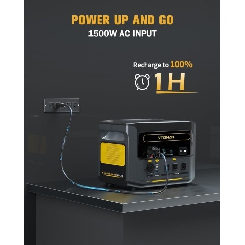 Portable power station 1548Wh