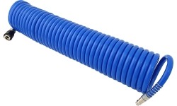 PU hose 8x12mm with quick disconnect 10m