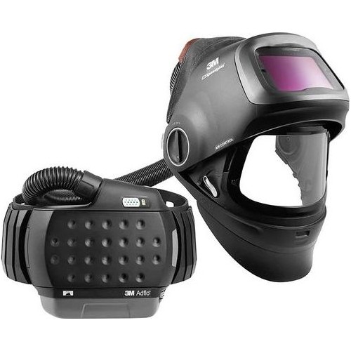 Suvirintojo skydelis 3M Speedglas G5-01 su G5-01 VC šviesos filtru ir ADFLO filtravimo sistema