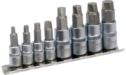 Užlūžusių varžtų išsukėjų rinkinys 8vnt. (stambus sriegis) 1/4", 3/8" HEX